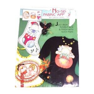 Daisy Kingdom No Sew Fabric Appliques 6970 Babys First New Halloween Iron On